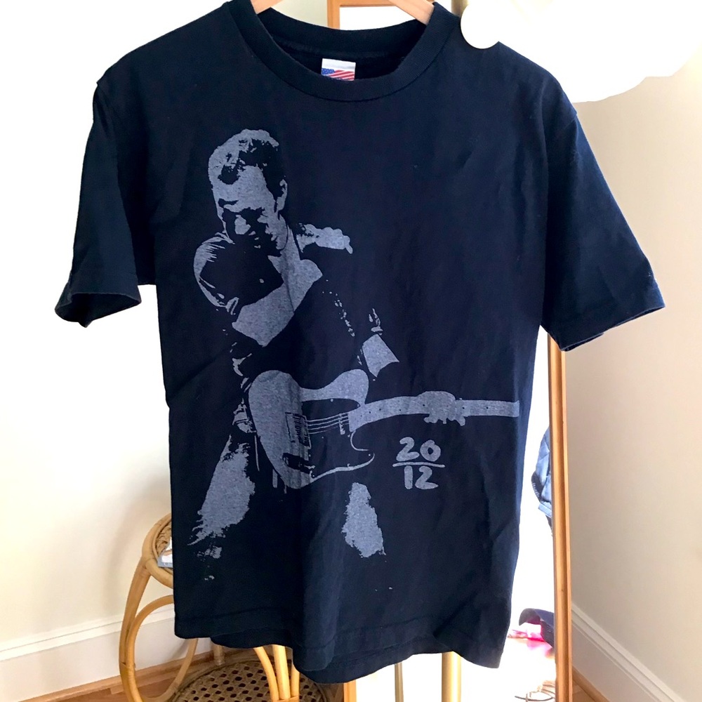 Bruce Springsteen Wrecking Ball 2012 Concert Tour T-Shirt Made in USA Size M